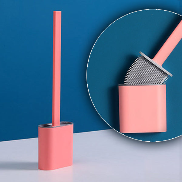 Silicone Toilet Brush and Holder Set