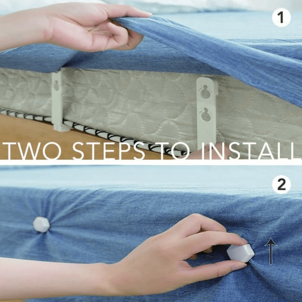 Bed Sheet Grippers Clip Set