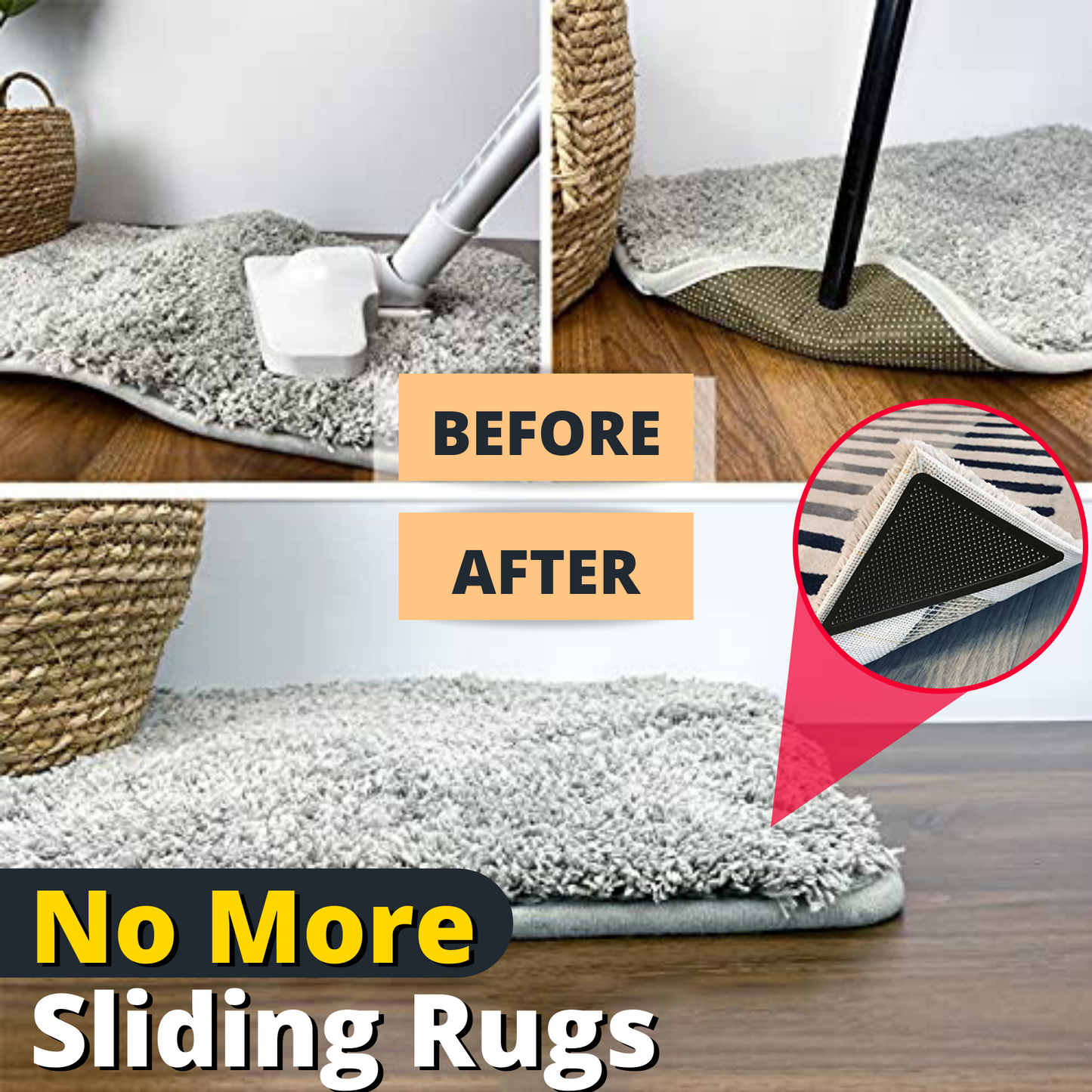 Non-slip Carpet Grippers