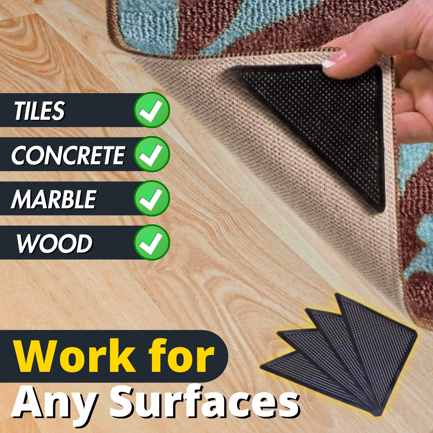 Non-slip Carpet Grippers