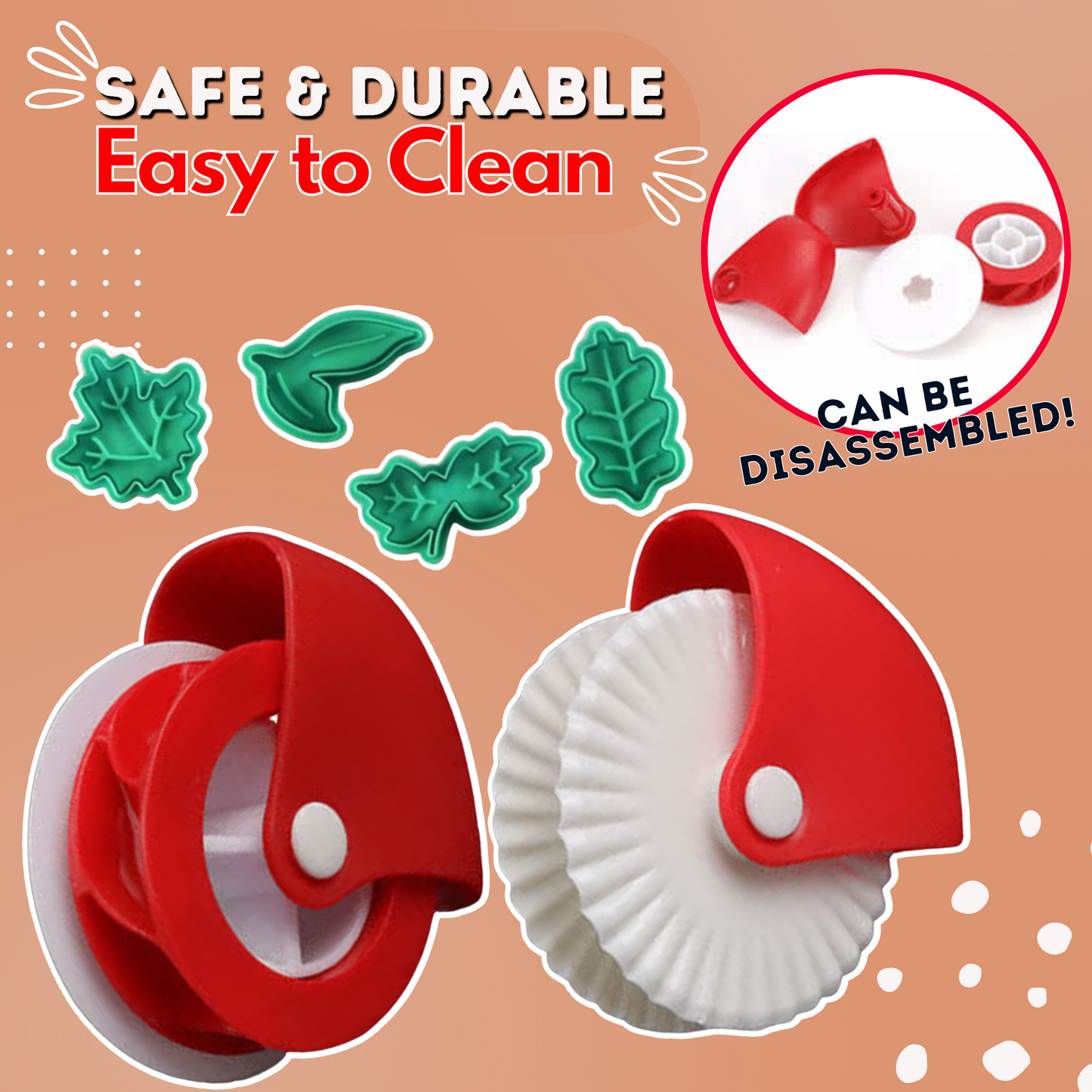 Pie Crust Wheel Cutter & Decorator