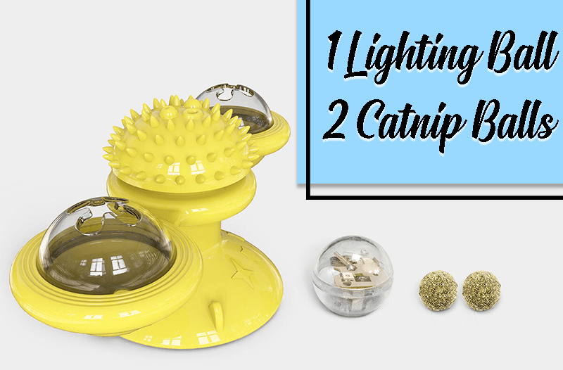 Multifunctional Windmill Cat Toy