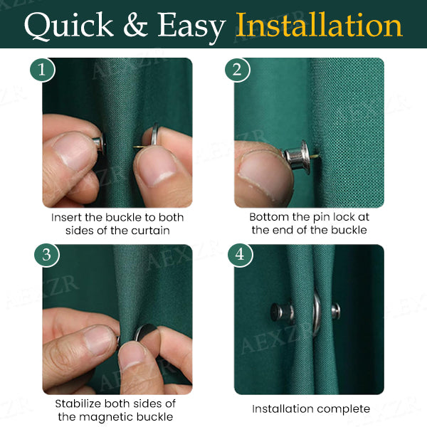 Powlyf™ Magnetic Curtain Buckle