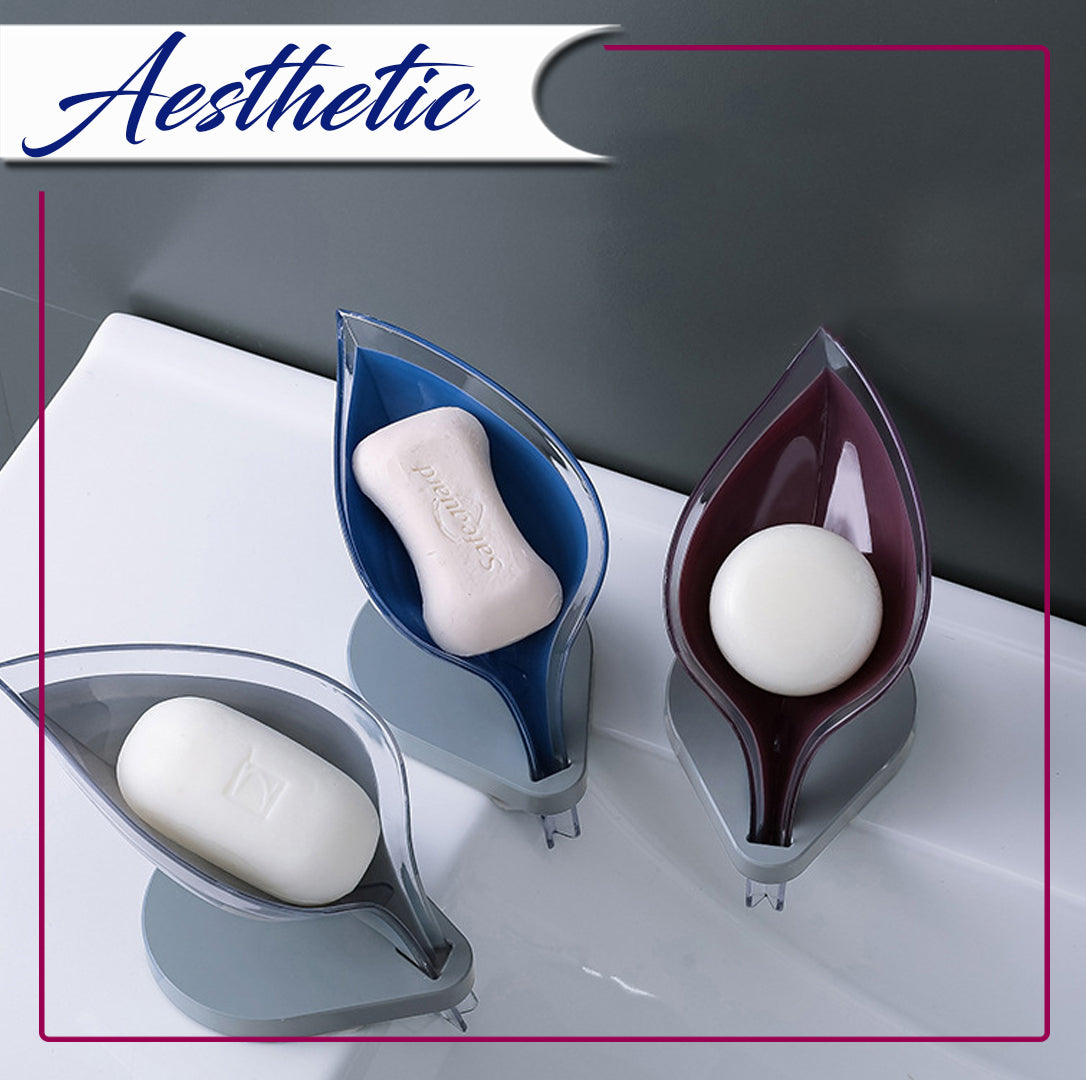 Leaf Shape Hollow Soap Holder
