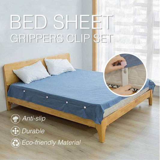 Bed Sheet Grippers Clip Set