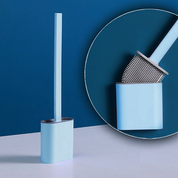 Silicone Toilet Brush and Holder Set