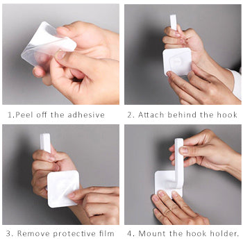 Easy Mount Hook Organizer