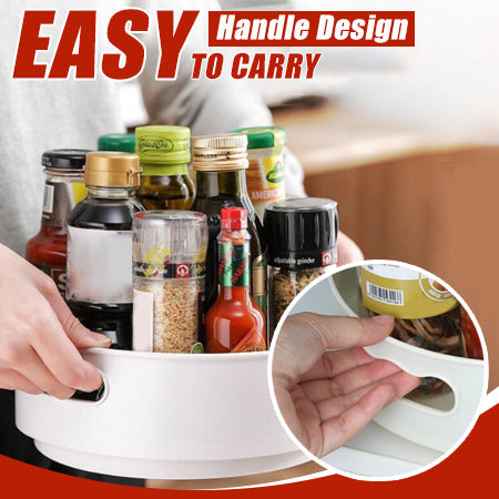 Rotatable Kitchen Storage Tray