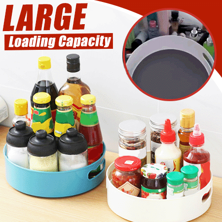 Rotatable Kitchen Storage Tray