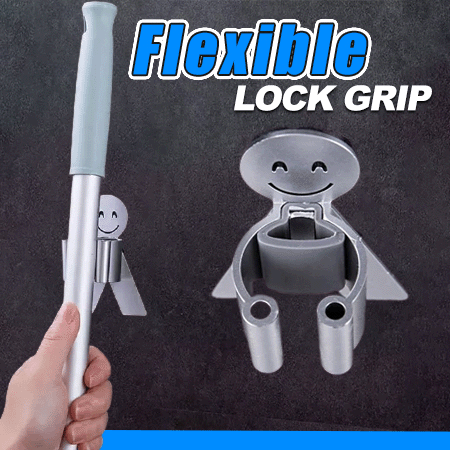 Smiley-face Mop Hook Holder