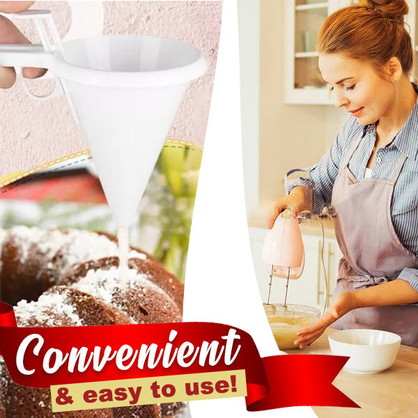 Handheld Cake Batter Funnel