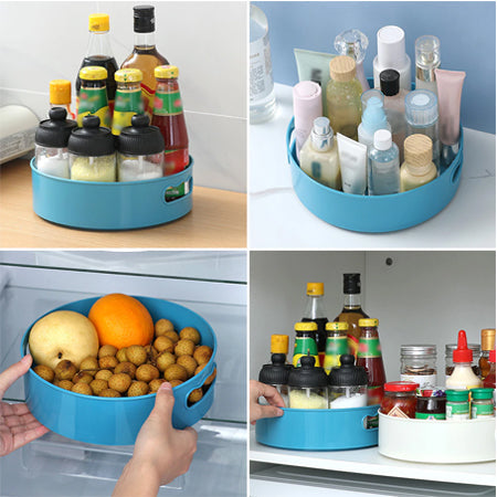 Rotatable Kitchen Storage Tray