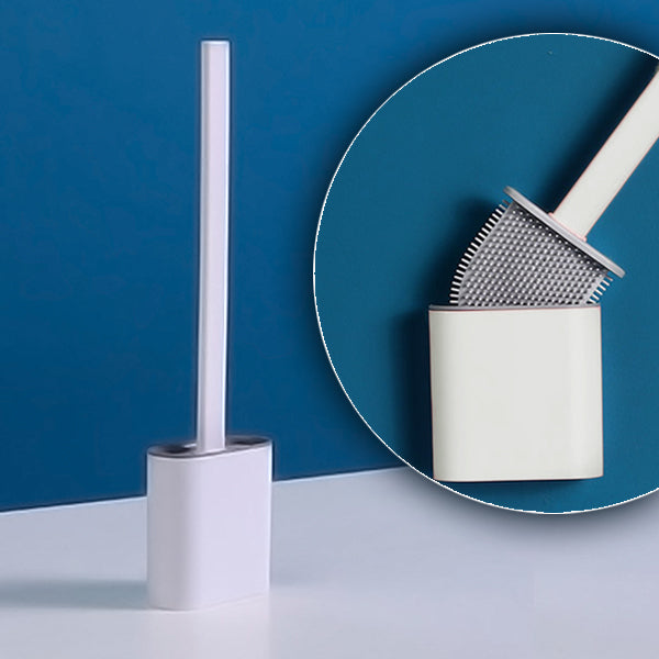 Silicone Toilet Brush and Holder Set